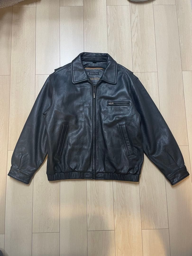 【極美品】セントジョンズベイ ブラック　レザージャケット