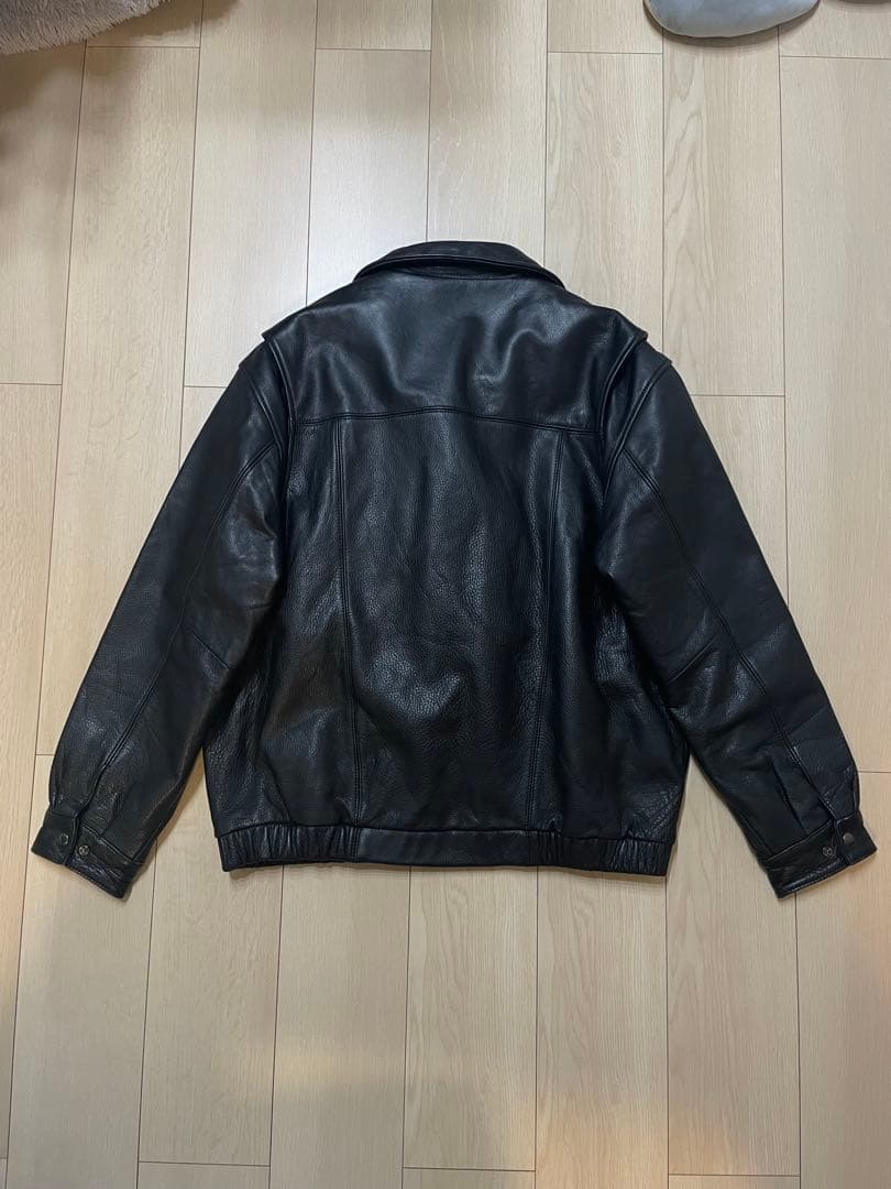 【極美品】セントジョンズベイ ブラック　レザージャケット