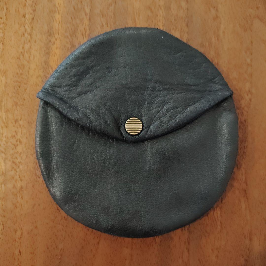 ポスタルコ　フルムーンウォレット　ネイビーブルー