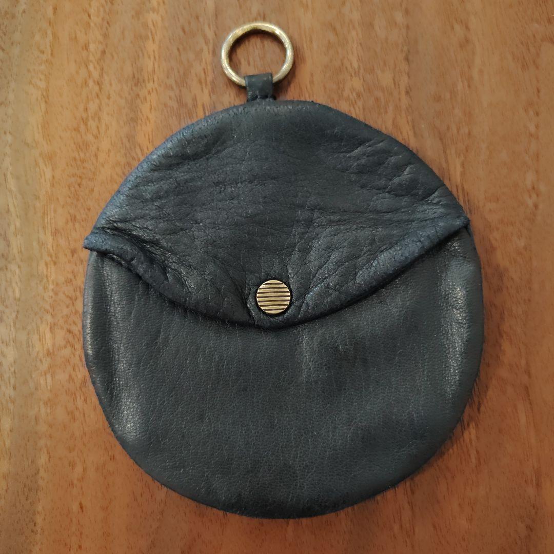 ポスタルコ　フルムーンウォレット　ネイビーブルー