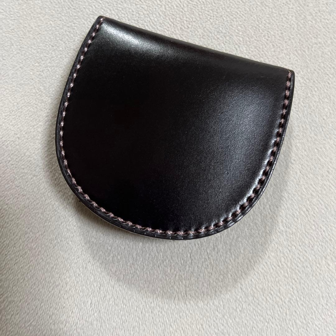 土屋鞄 コードバン 馬蹄型小銭入れ