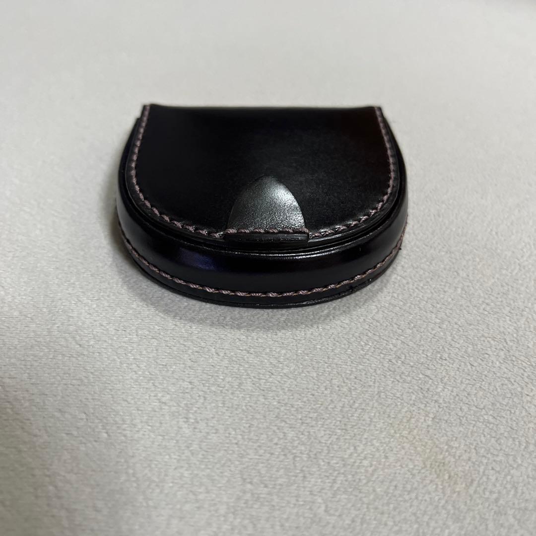 土屋鞄 コードバン 馬蹄型小銭入れ