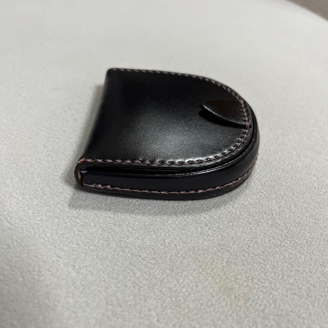 土屋鞄 コードバン 馬蹄型小銭入れ