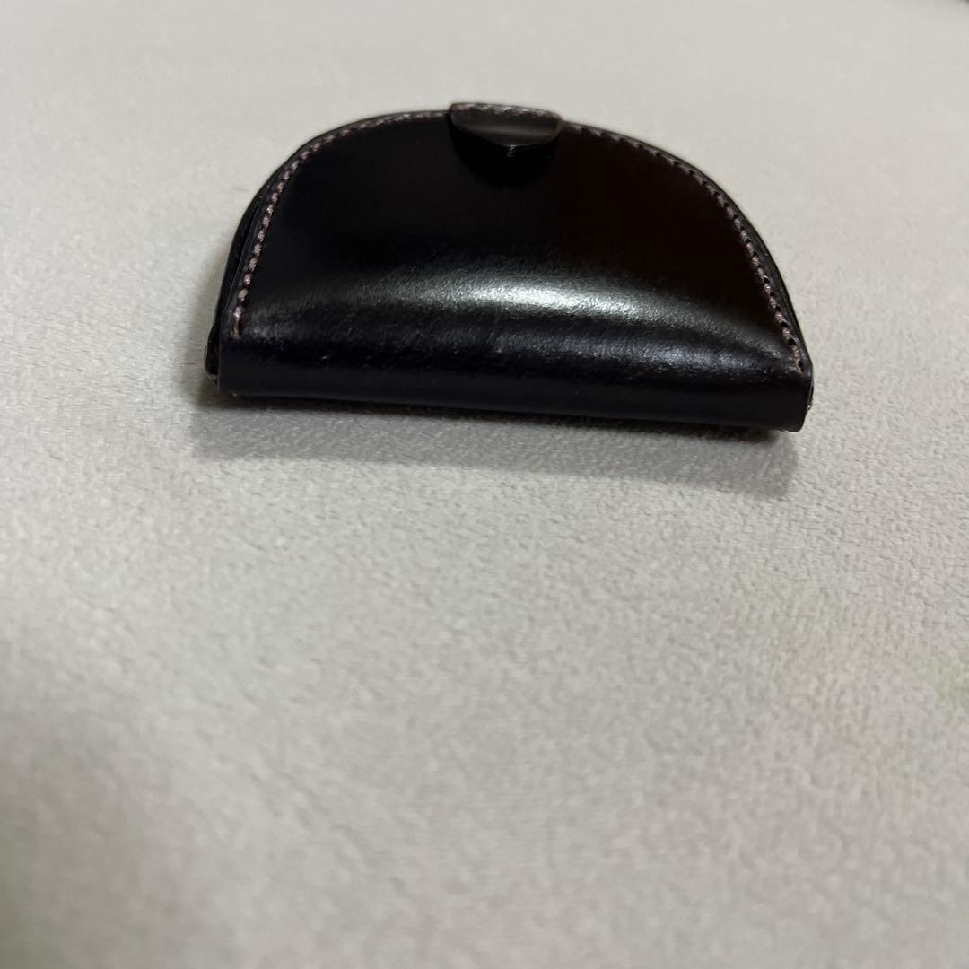 土屋鞄 コードバン 馬蹄型小銭入れ