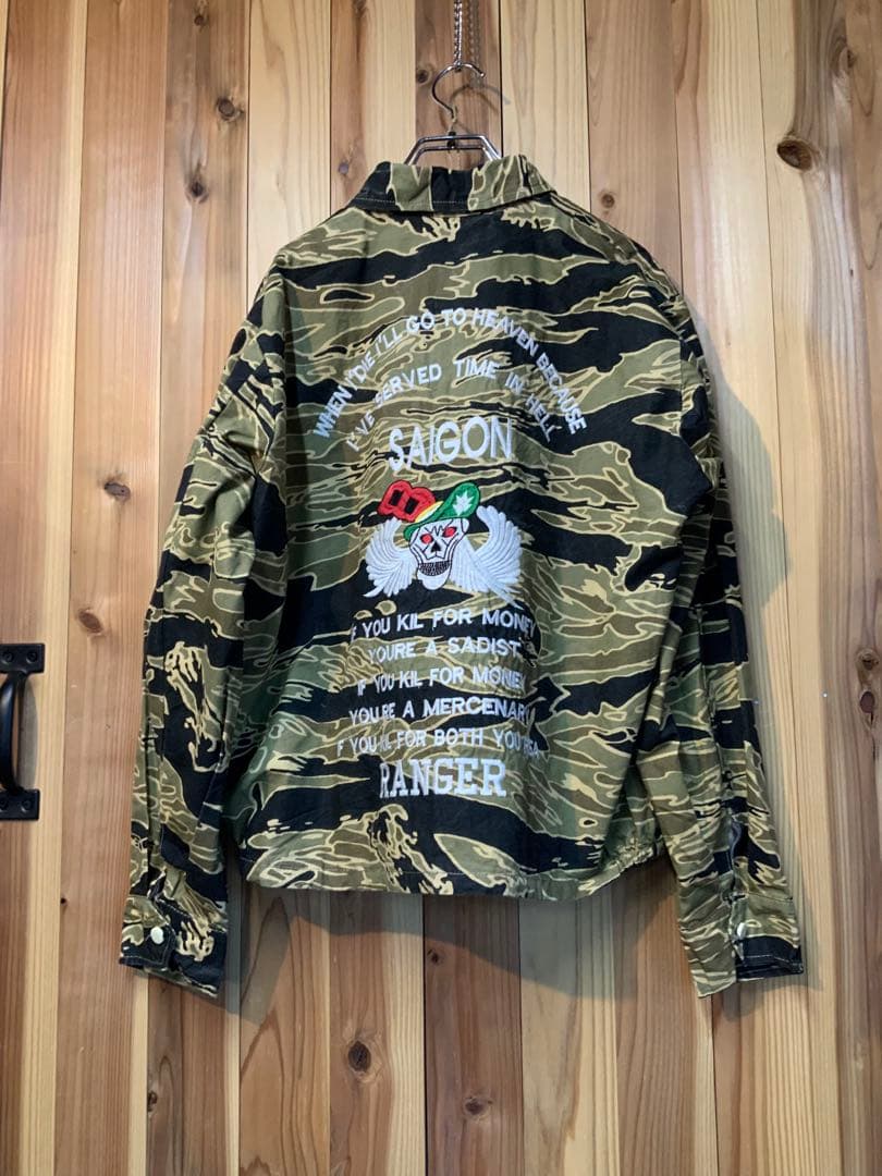ベトジャン　タイガーカモ　XLサイズ　60sサンプリング