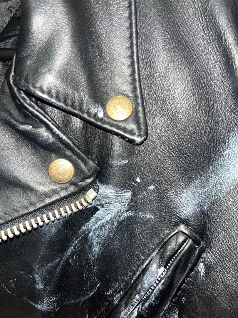 Schott ダブルライダースジャケット38 made in USA