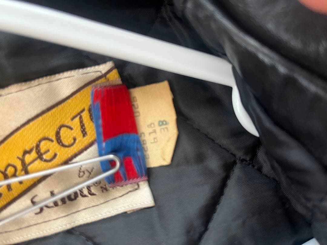 Schott ダブルライダースジャケット38 made in USA