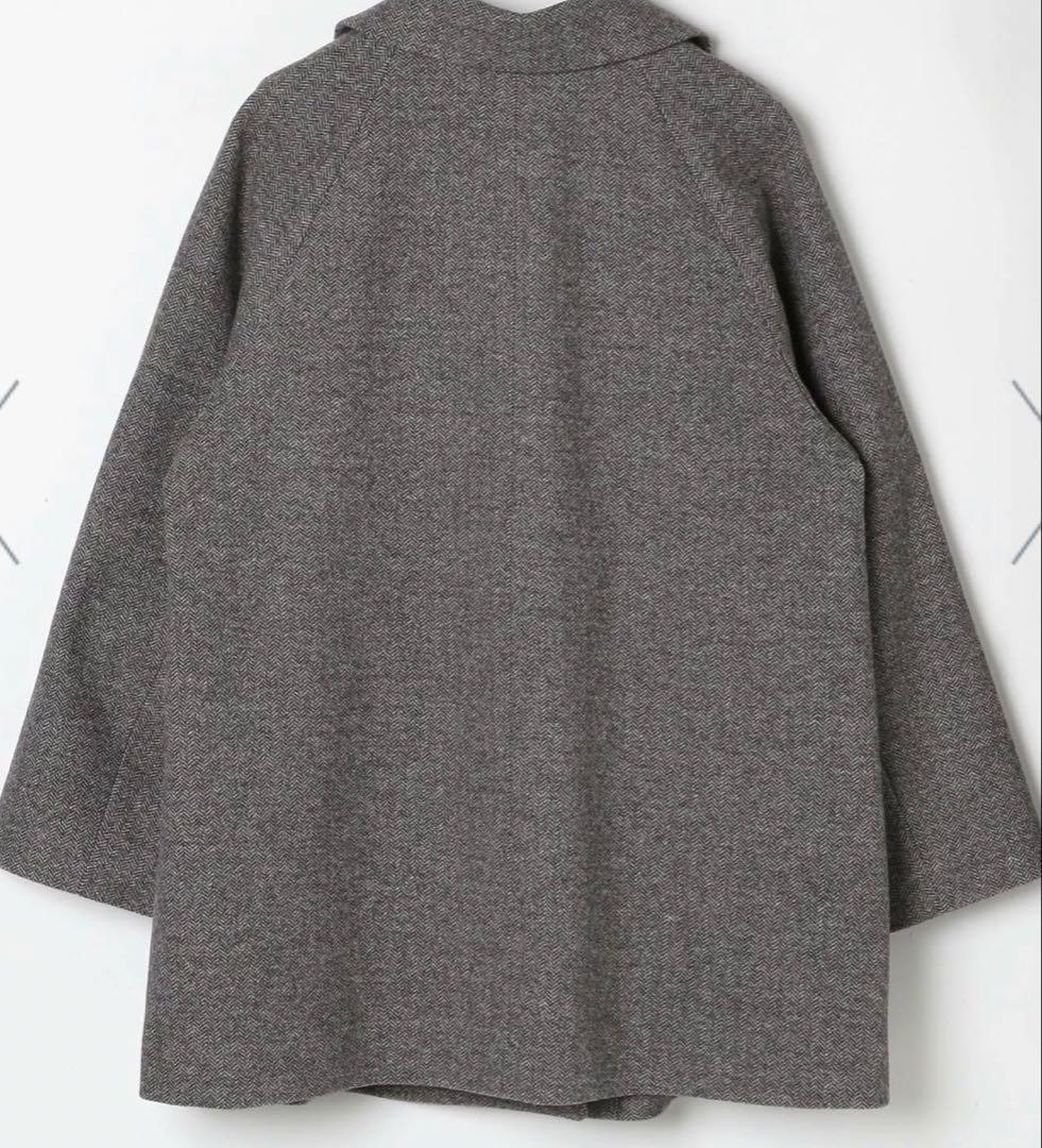 グローバルワーク　軽やかストレッチ襟2WAYミドルコート