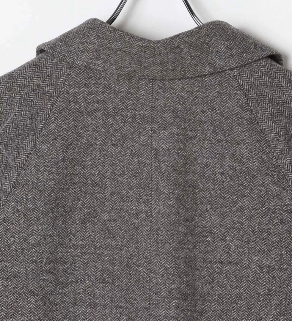 グローバルワーク　軽やかストレッチ襟2WAYミドルコート