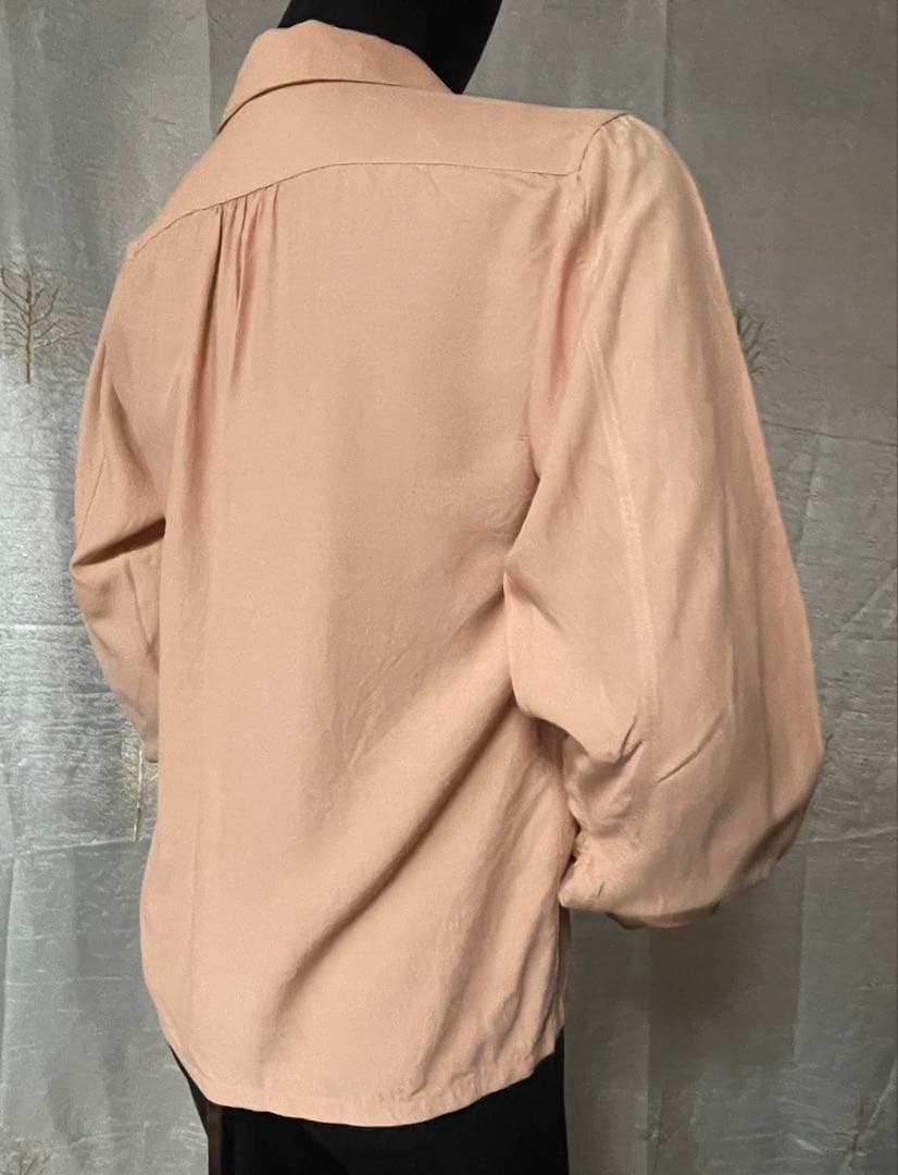 40's Ruggers BVD レーヨンシャツ サーモンピンク