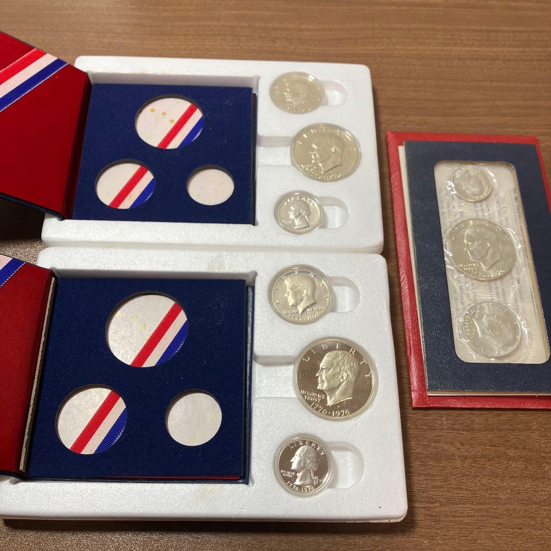 アメリカ　200周年　記念硬貨　銀貨　slv400 貨幣セット　アメリカドル