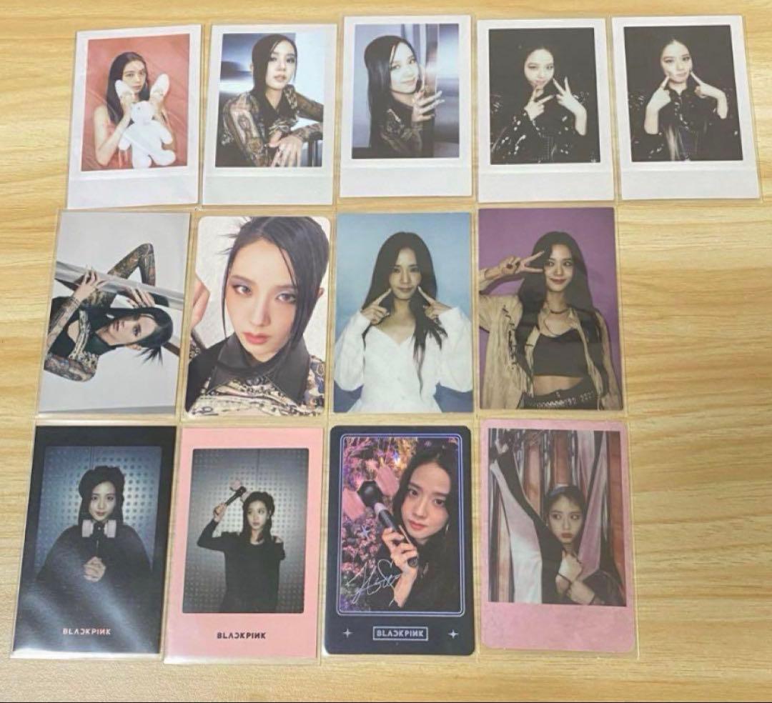 BLACKPINK JISOO ジス トレカ13枚セット + 缶バッジ