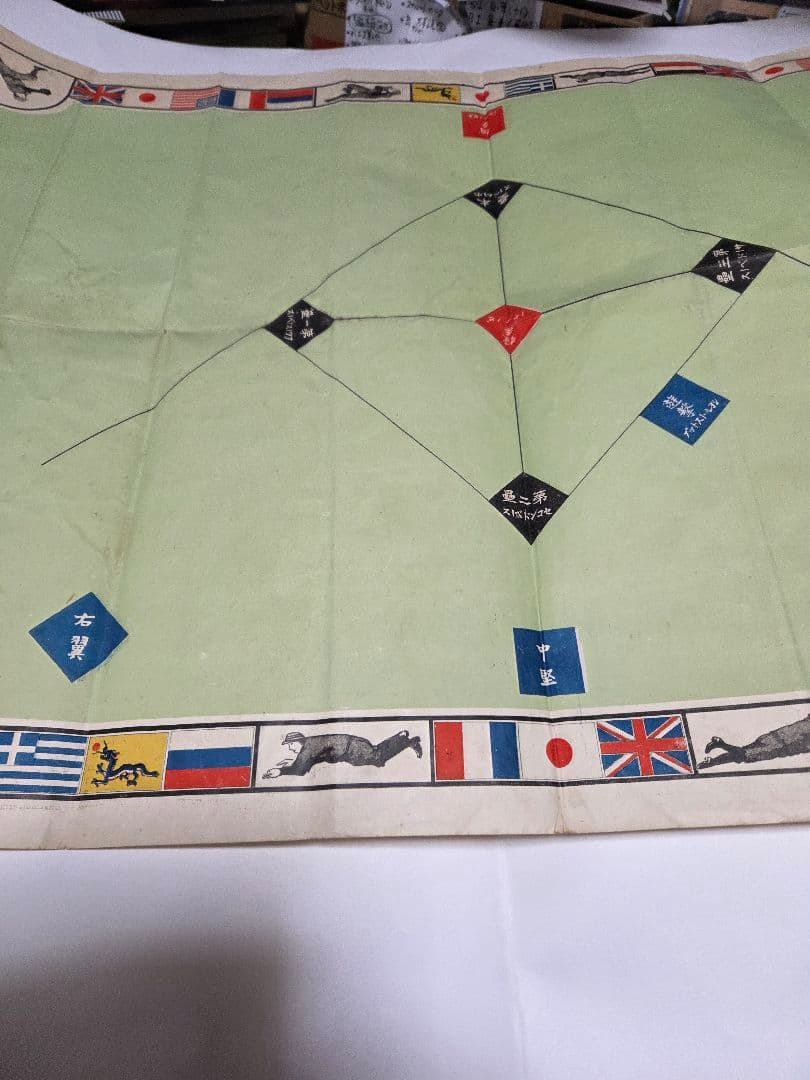 珍品　明治40年発行　新案室内ベースボール　ボードゲーム