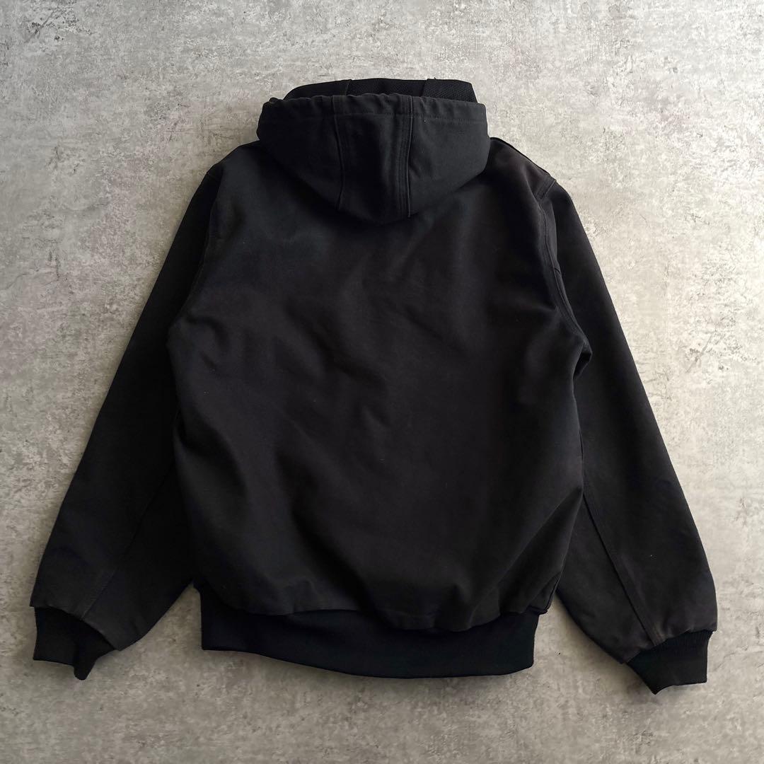 美品■USA製■carhartt カーハート【S】アクティブジャケット ブラック