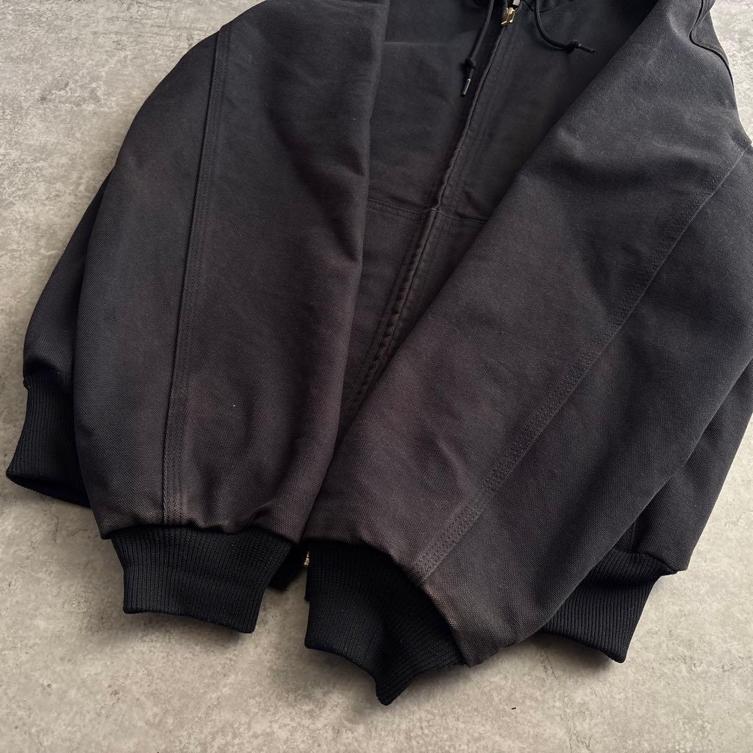 美品■USA製■carhartt カーハート【S】アクティブジャケット ブラック