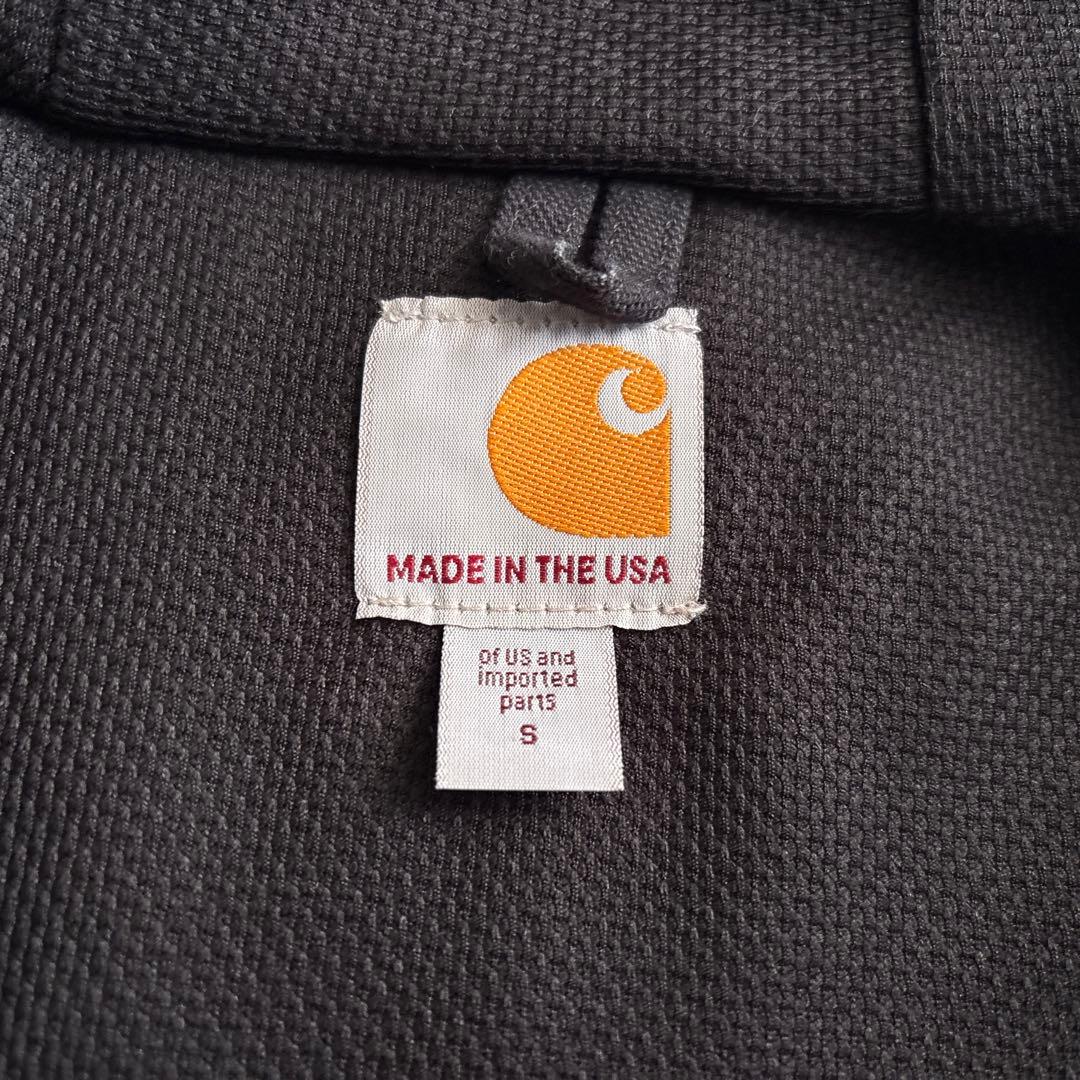 美品■USA製■carhartt カーハート【S】アクティブジャケット ブラック
