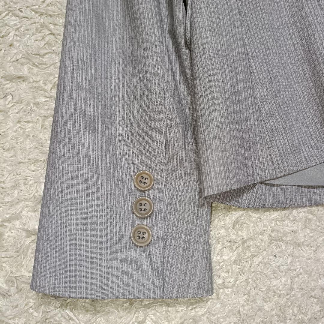 【美品】Theory セオリー セットアップ パンツスーツ ライトグレー