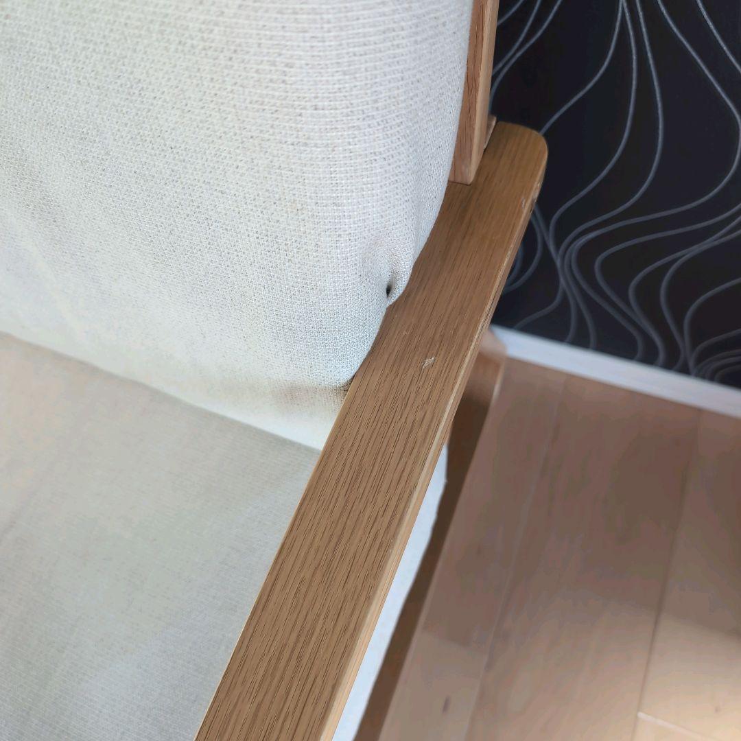 MUJI(無印良品)リビングでもダイニングでもつかえるソファチェア