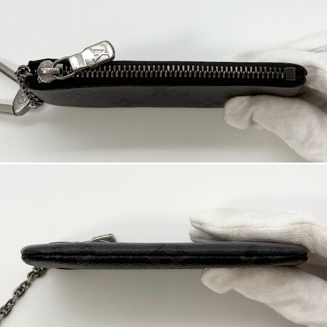 極美品 ルイヴィトン モノグラム エクリプス ポシェット クレ ケース