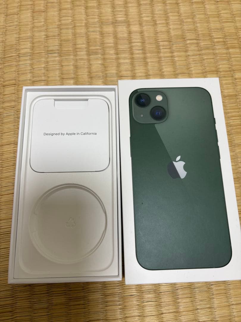 Apple iPhone 13 256GB ミッドナイトグリーン 本体　箱あり