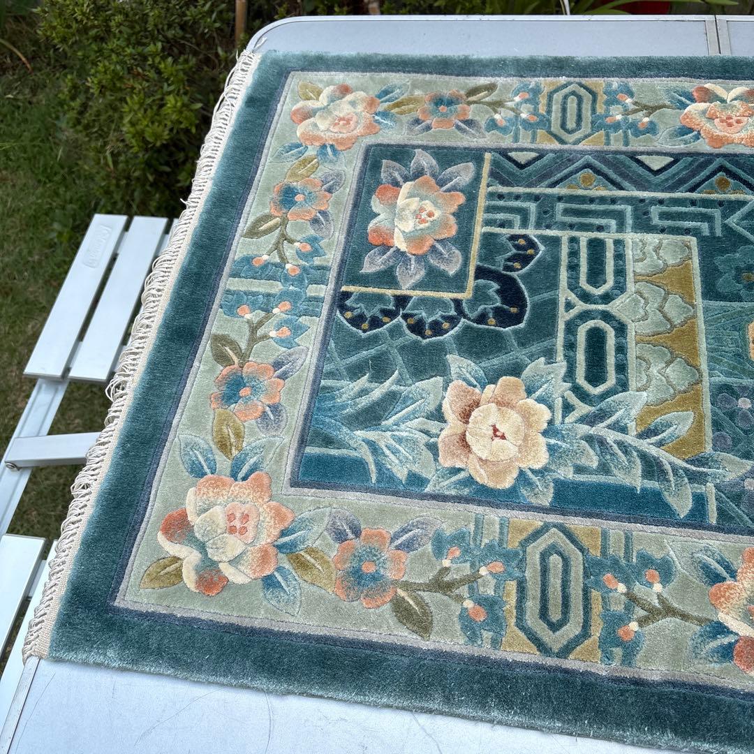 段通　玄関マット カーペット