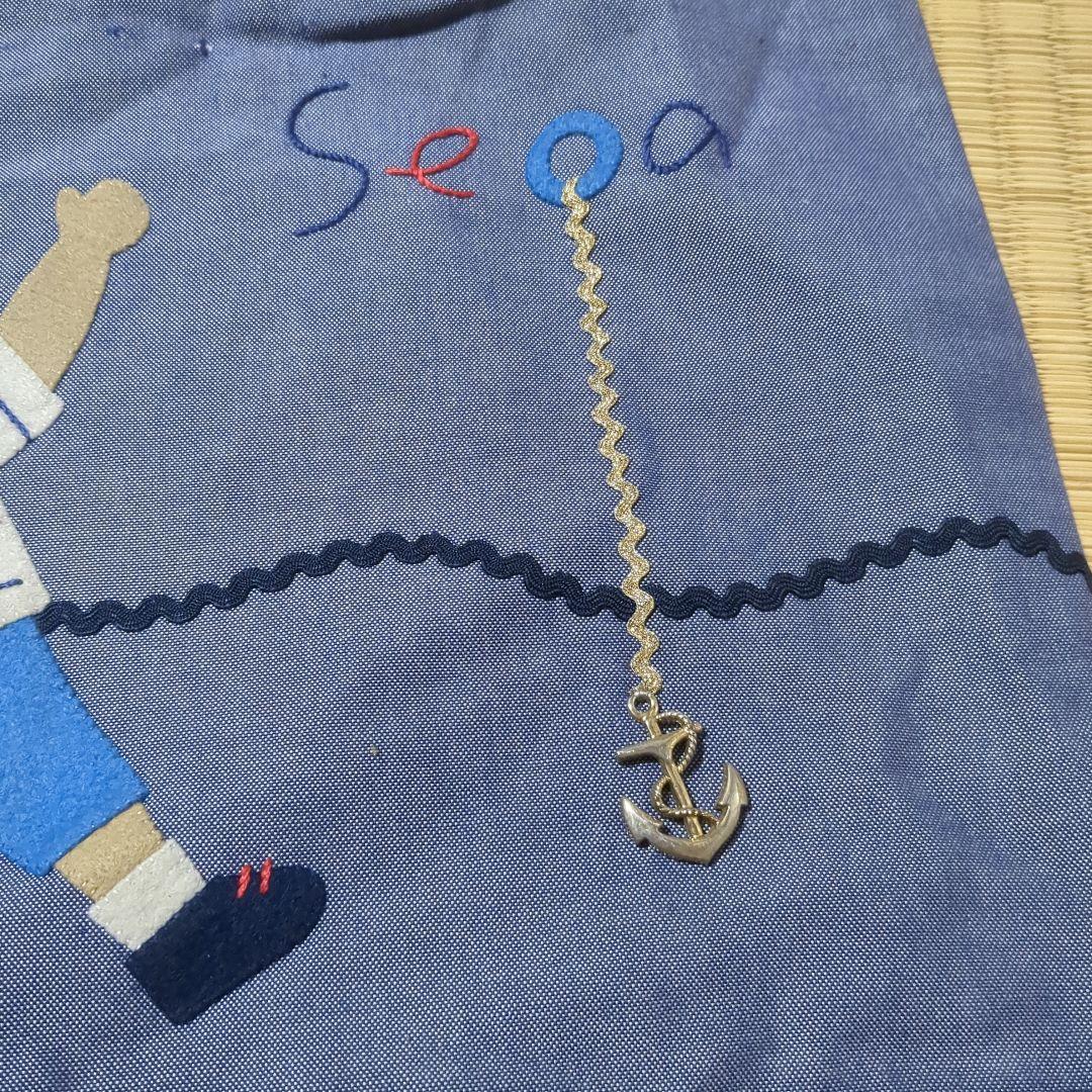 最終値下げ価格！希少　ファミリア　海の少年刺繍トートバッグ