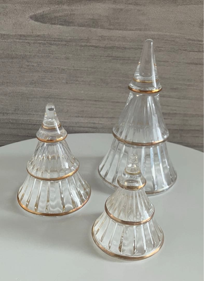 HOLME GAARD♡GLASS TREE ホルムガード ツリー 3点セット