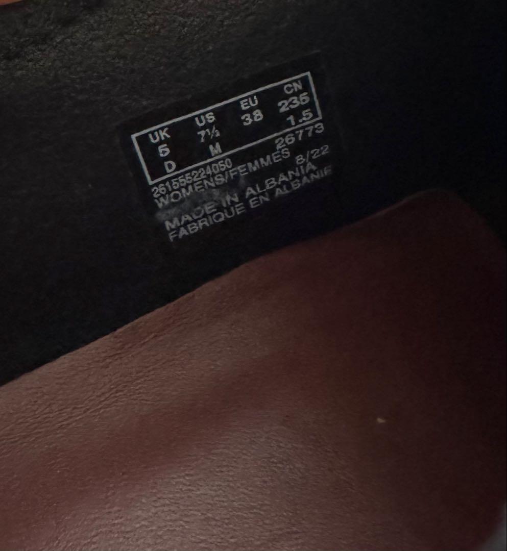 クラークス　ワラビー　38 uk5 ブラック　スウェード　極美品