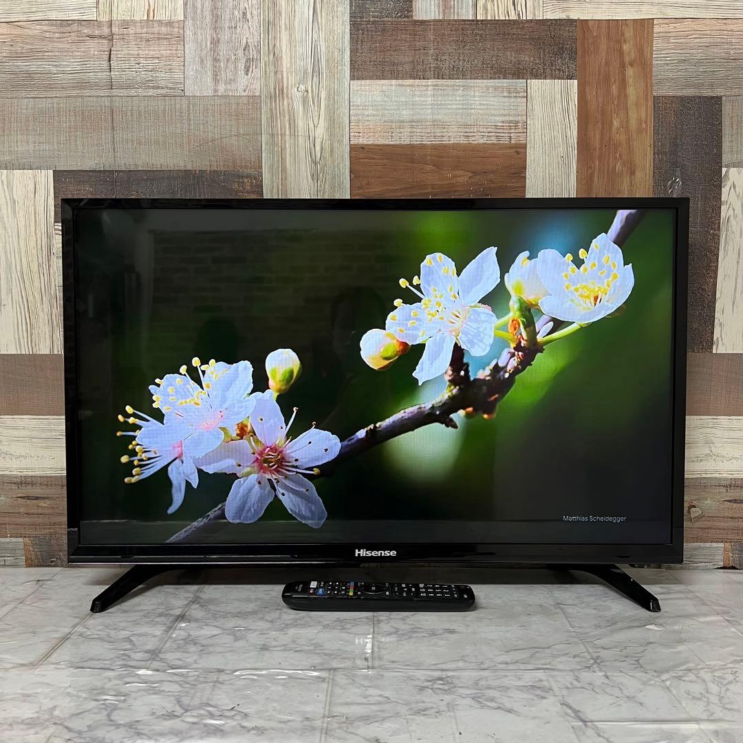 即日受渡❣️全国送料込ハイセンス32型テレビYouTube.U-NEXT視聴可