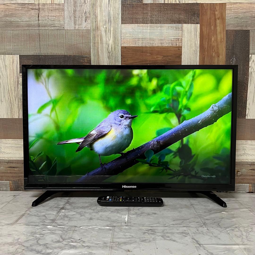 即日受渡❣️全国送料込ハイセンス32型テレビYouTube.U-NEXT視聴可