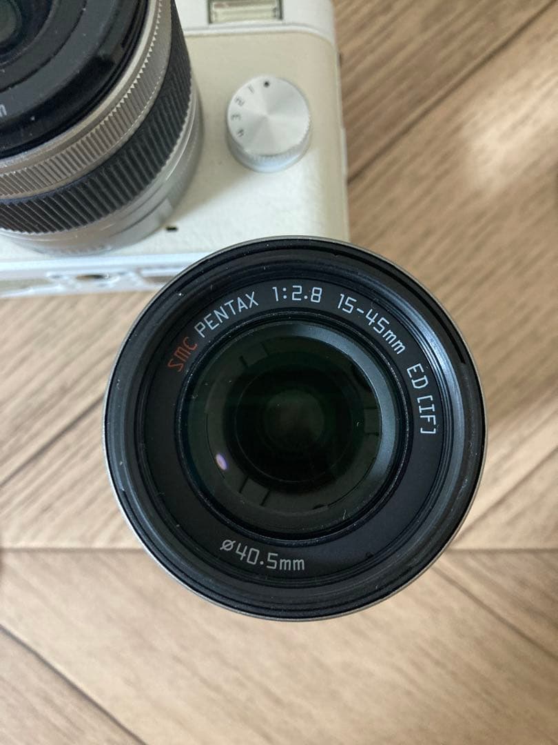 PENTAX ミラーレス一眼 Q-S1 ダブルズームキット ピュアホワイト美品