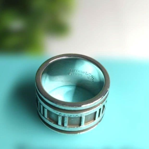 ✨希少✨　TIFFANY　アトラス リング ワイド Ag925 シルバー　指輪