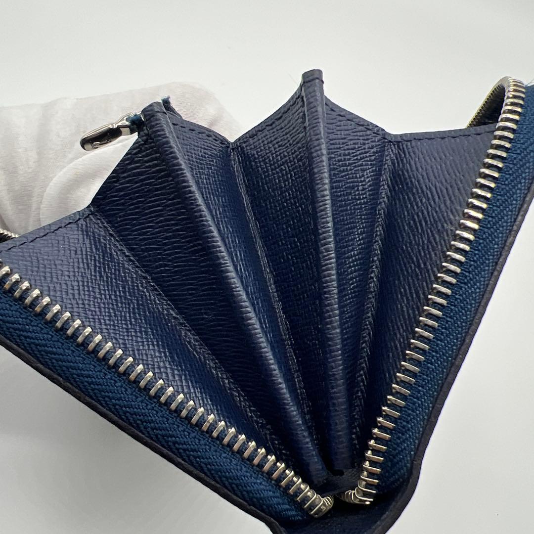 ルイヴィトン　エピ　アンディゴブルー　ジッピーウォレット長財布M61837