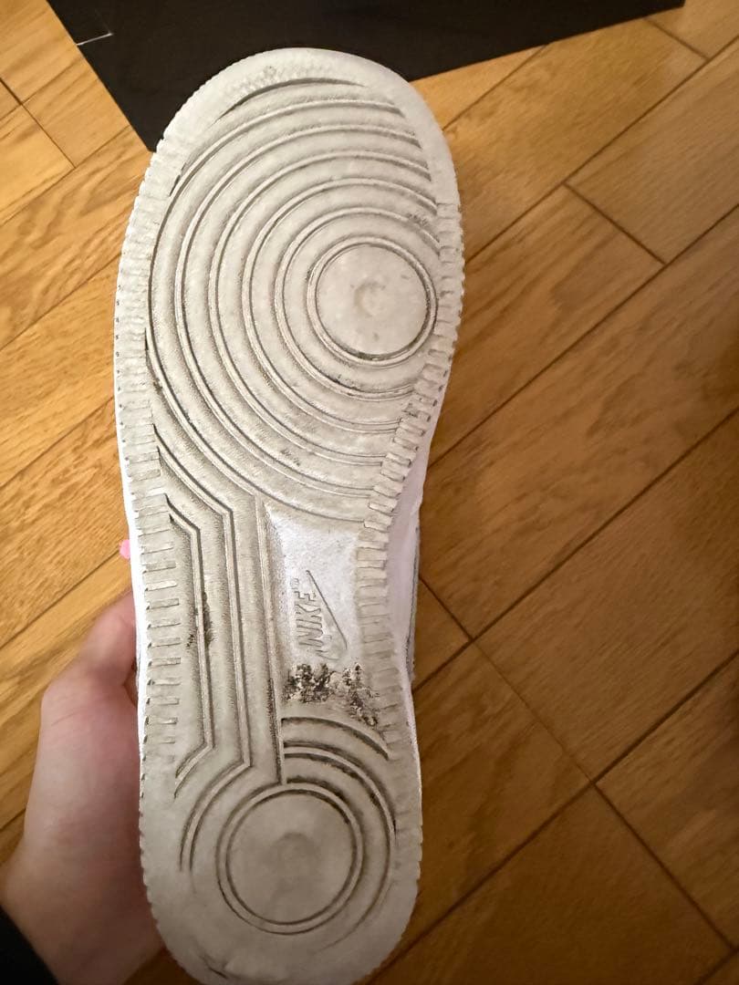 Supreme×Nike Air Force 1 ホワイト ピンクロープ