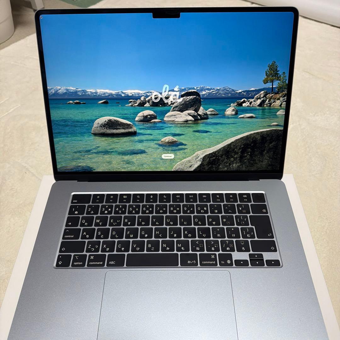 15インチMacBook Air M4チップ　スカイブルー