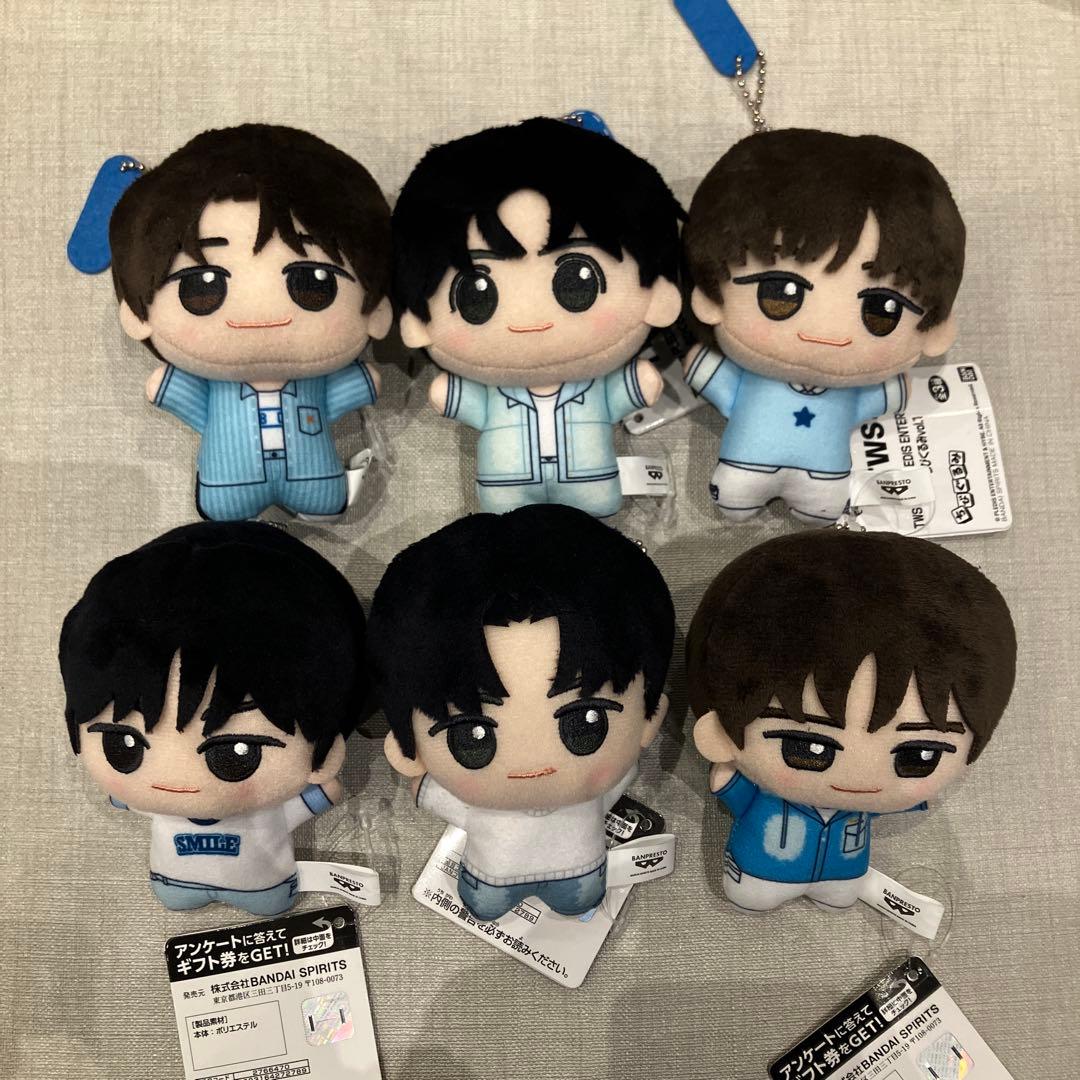 TWS ちびぐるみ 全6種セット ナムコ限定 ハンジン他 0210