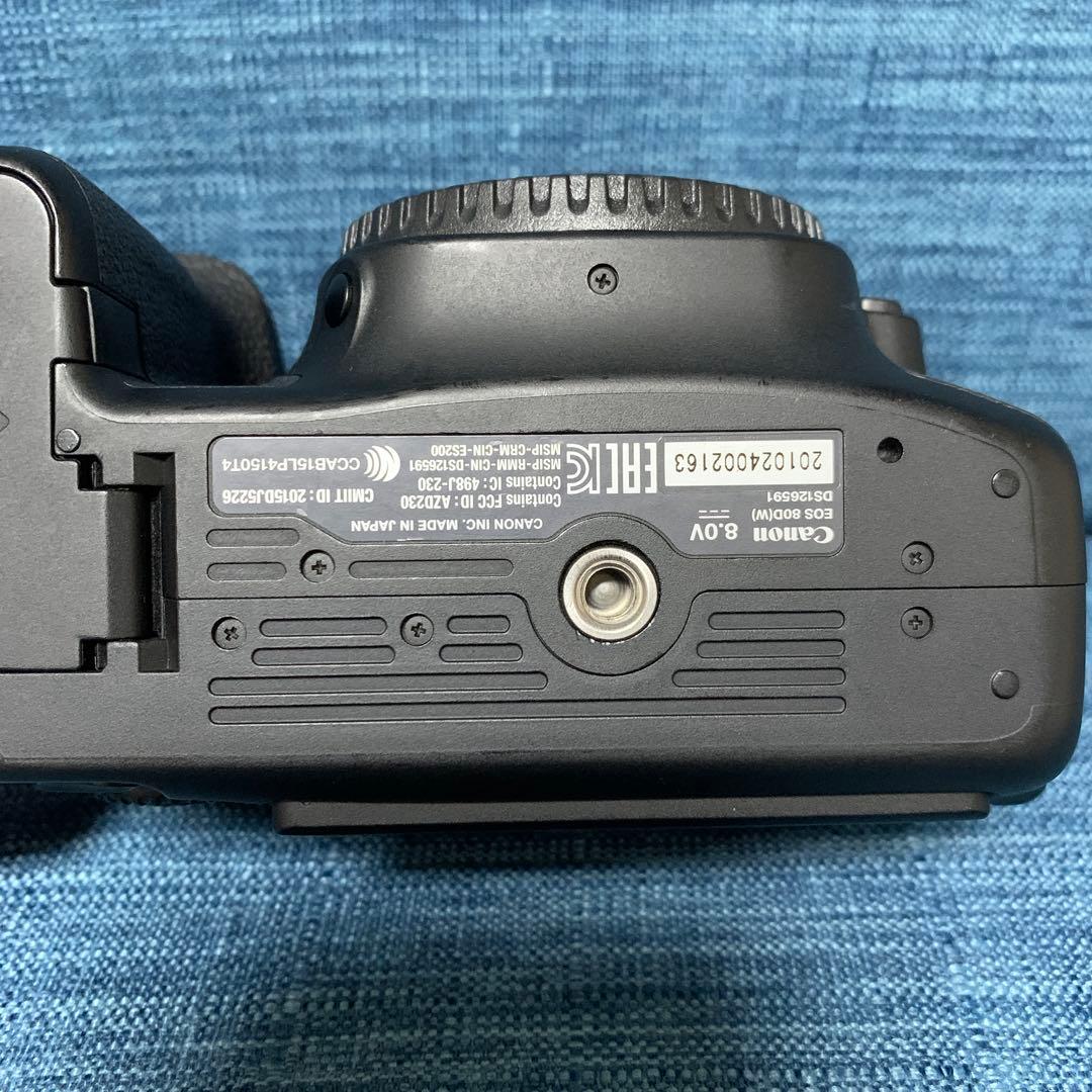 【最終値下げ】デジタル 一眼レフ Canon EOS 80D ボディ レンズ