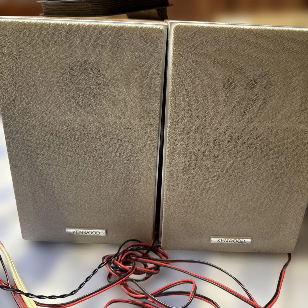 KENWOOD CD・MD・カセットデッキ 本体スピーカーセットpc-f0322