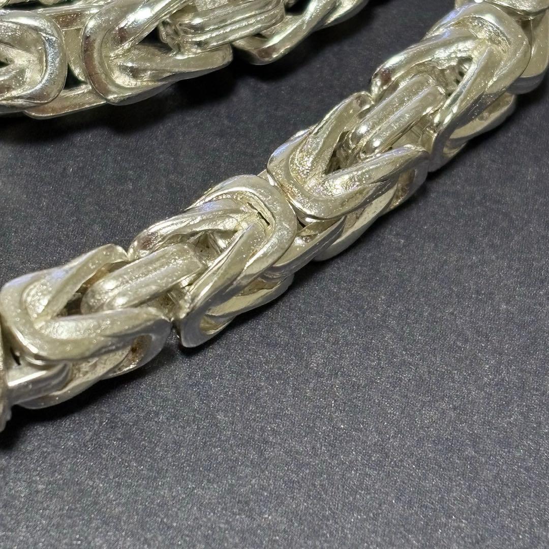 US輸入　80sドラゴンチェーンネックレス　ヴィンテージ　925刻印あり