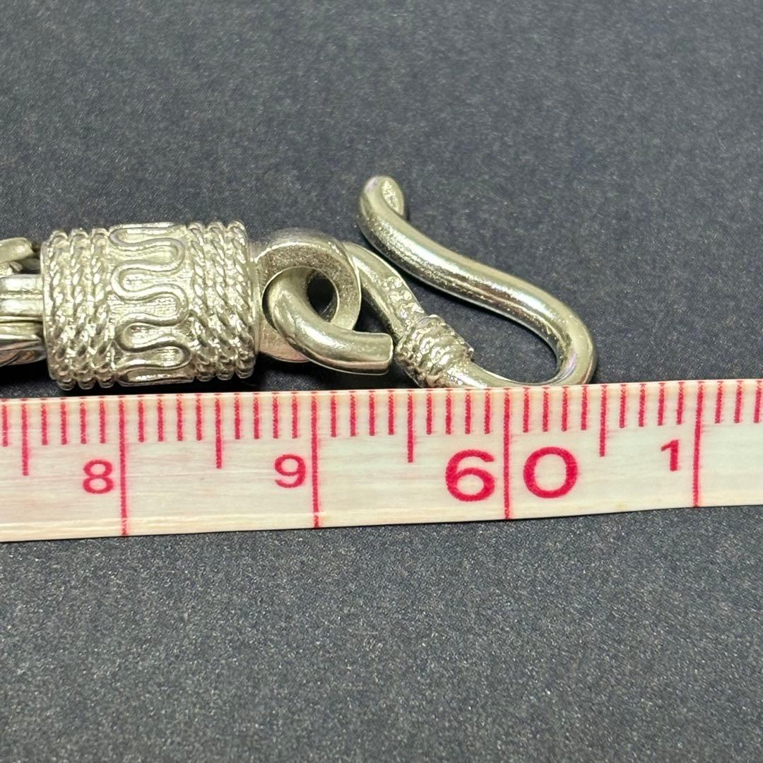 US輸入　80sドラゴンチェーンネックレス　ヴィンテージ　925刻印あり