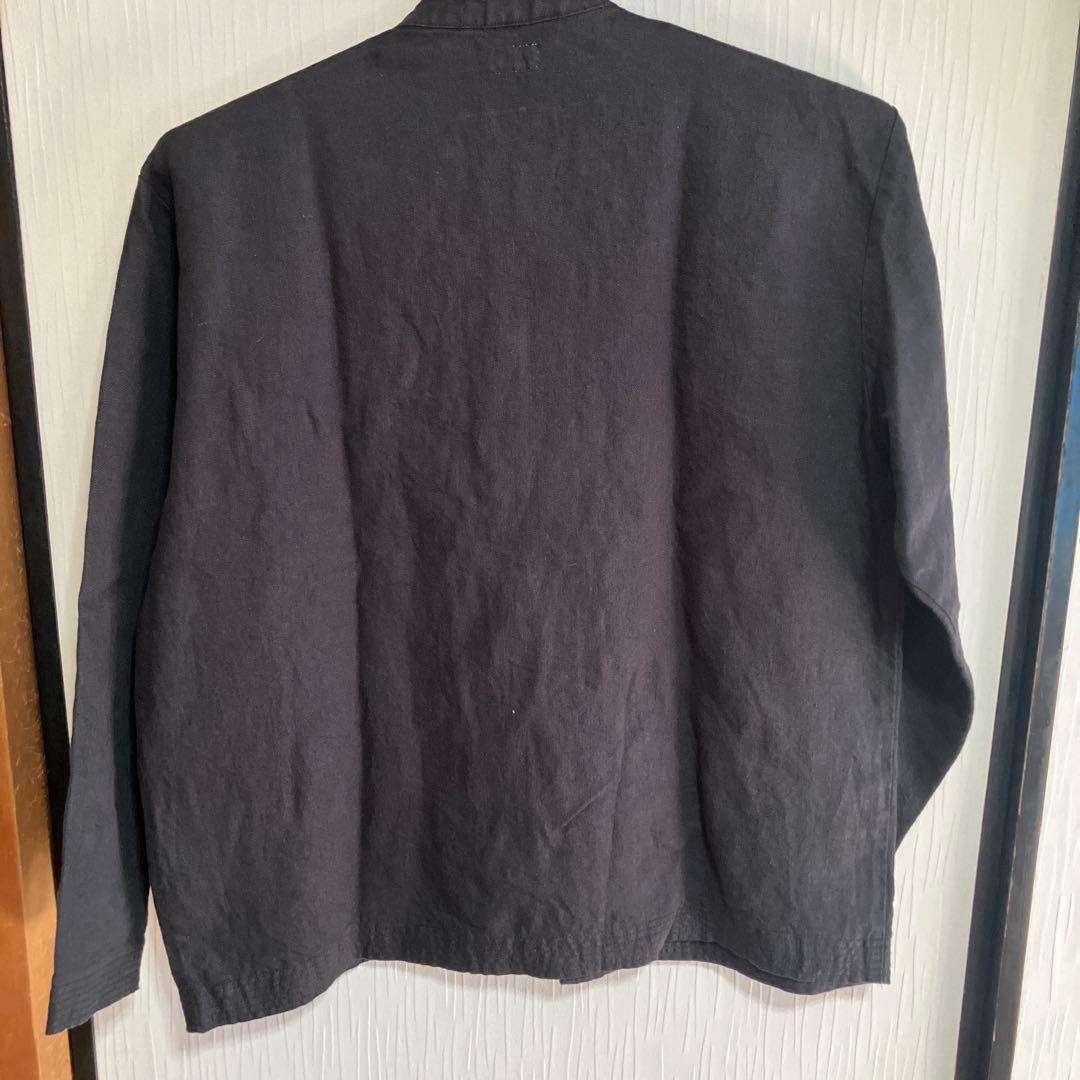 新品　シーワークス　黒 リネン チャイニーズジャケット　日本製　29920円