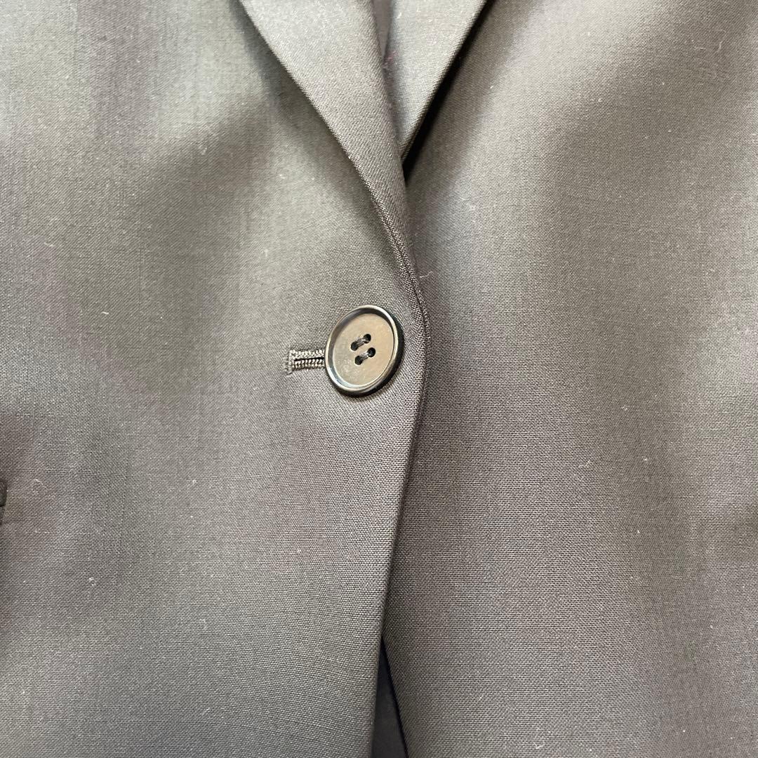 【美品】theory パンツスーツ　黒　シングルボタン　Mサイズ　ウール96%