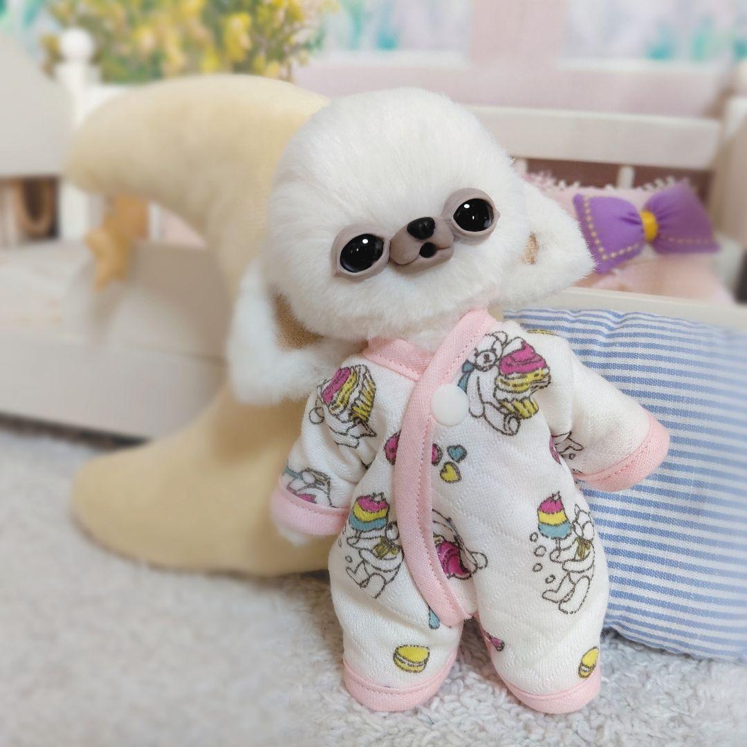 チワボボちゃん②　おしゃぶり付き　アートドール　ぬいぐるみ