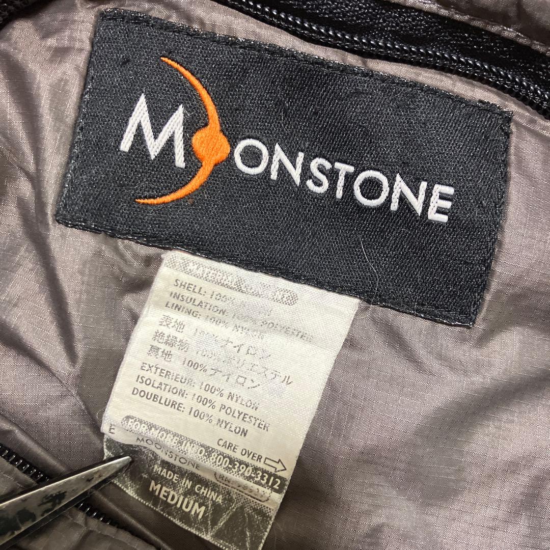 MOONSTONE ムーンストーン　中綿 リバーシブルベスト　ハーフジップ　M