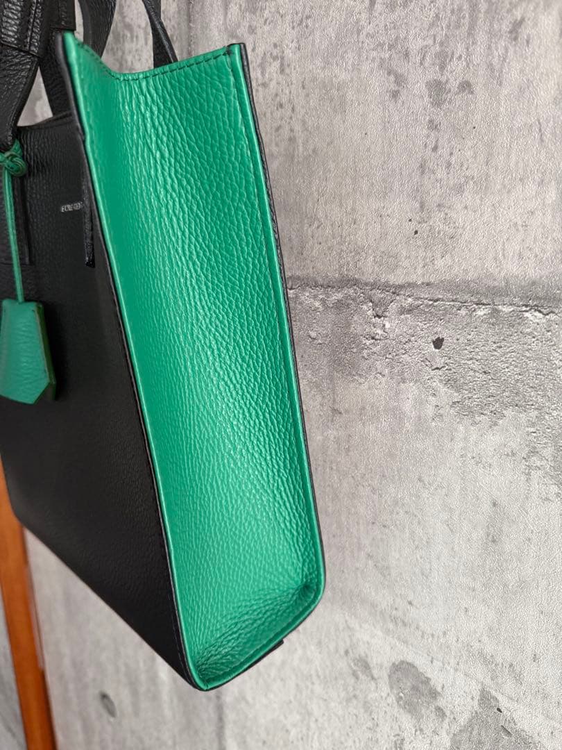 EUROKENVY レザーミニトートバック　ユーロケンビー　美品