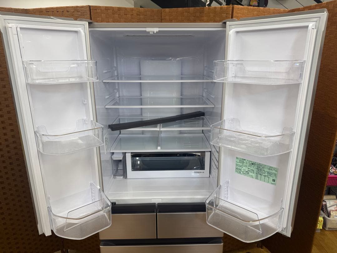 F123 HITACHI 冷蔵庫　観音開き　475L 2021年製　自動製氷