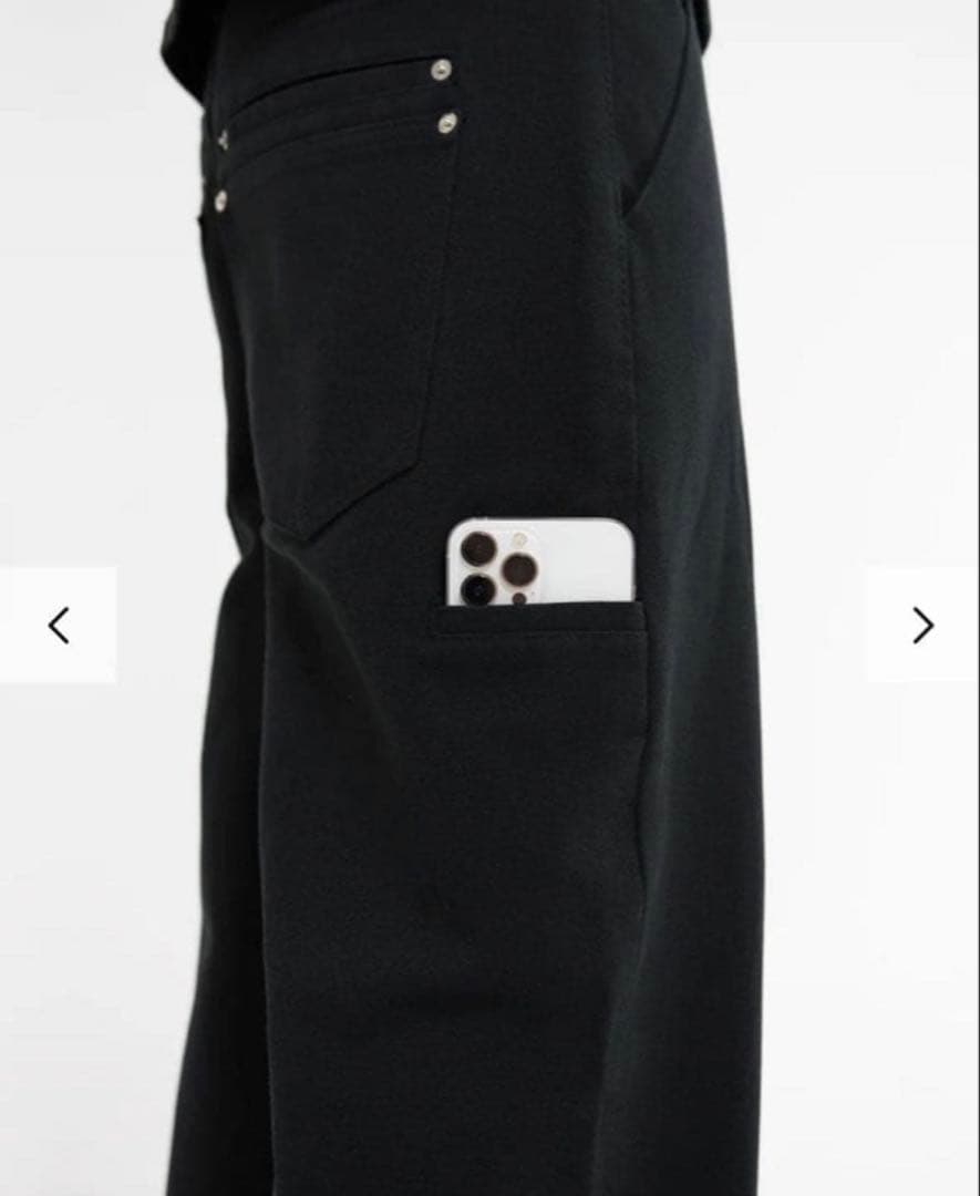 パンツ asapmode Stacked Canvas Wide-Leg Pants M