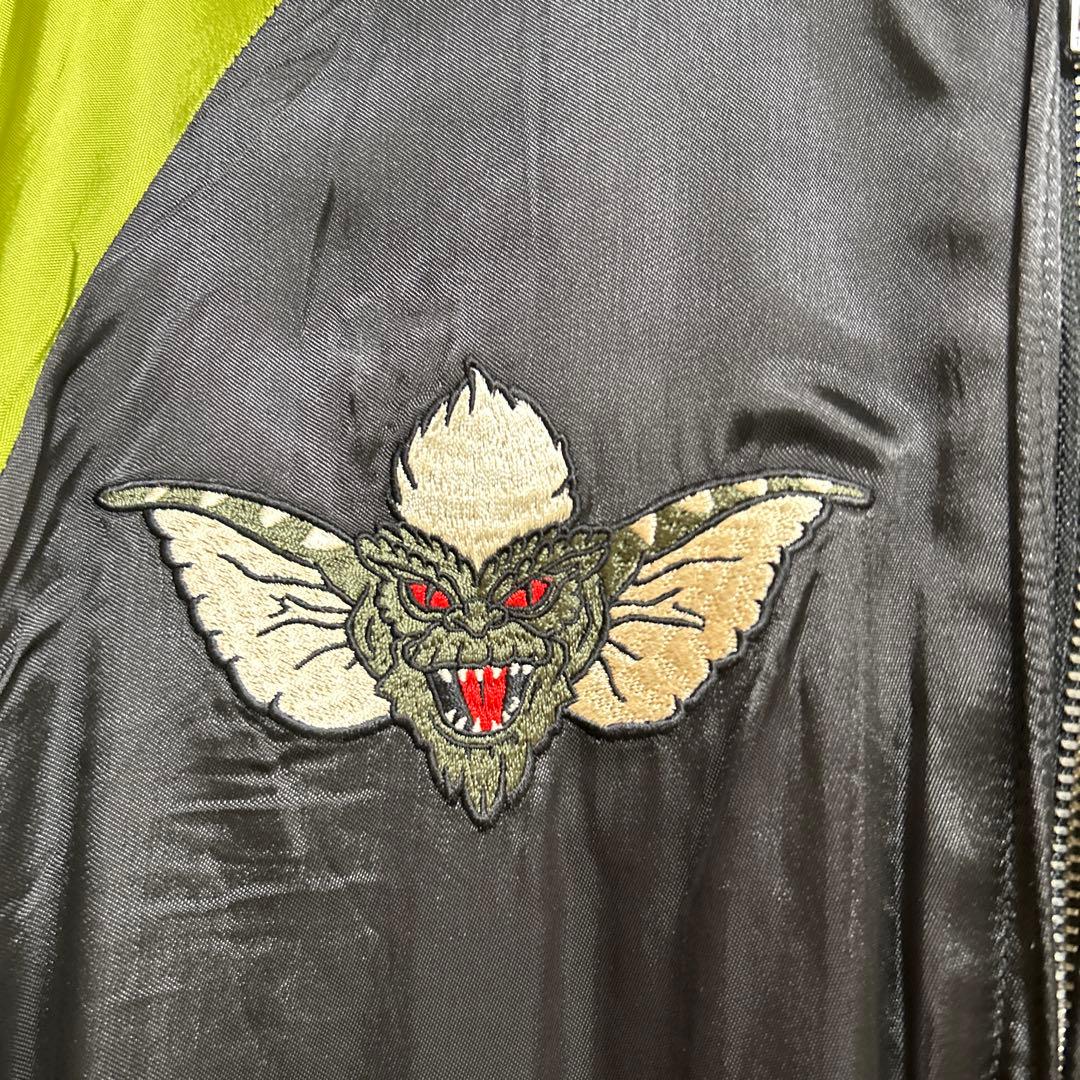 新品　グレムリン　S スカジャン　ブラック　刺繍　リバーシブル