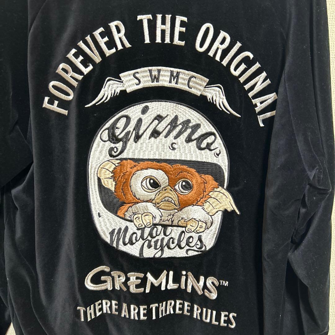 新品　グレムリン　S スカジャン　ブラック　刺繍　リバーシブル