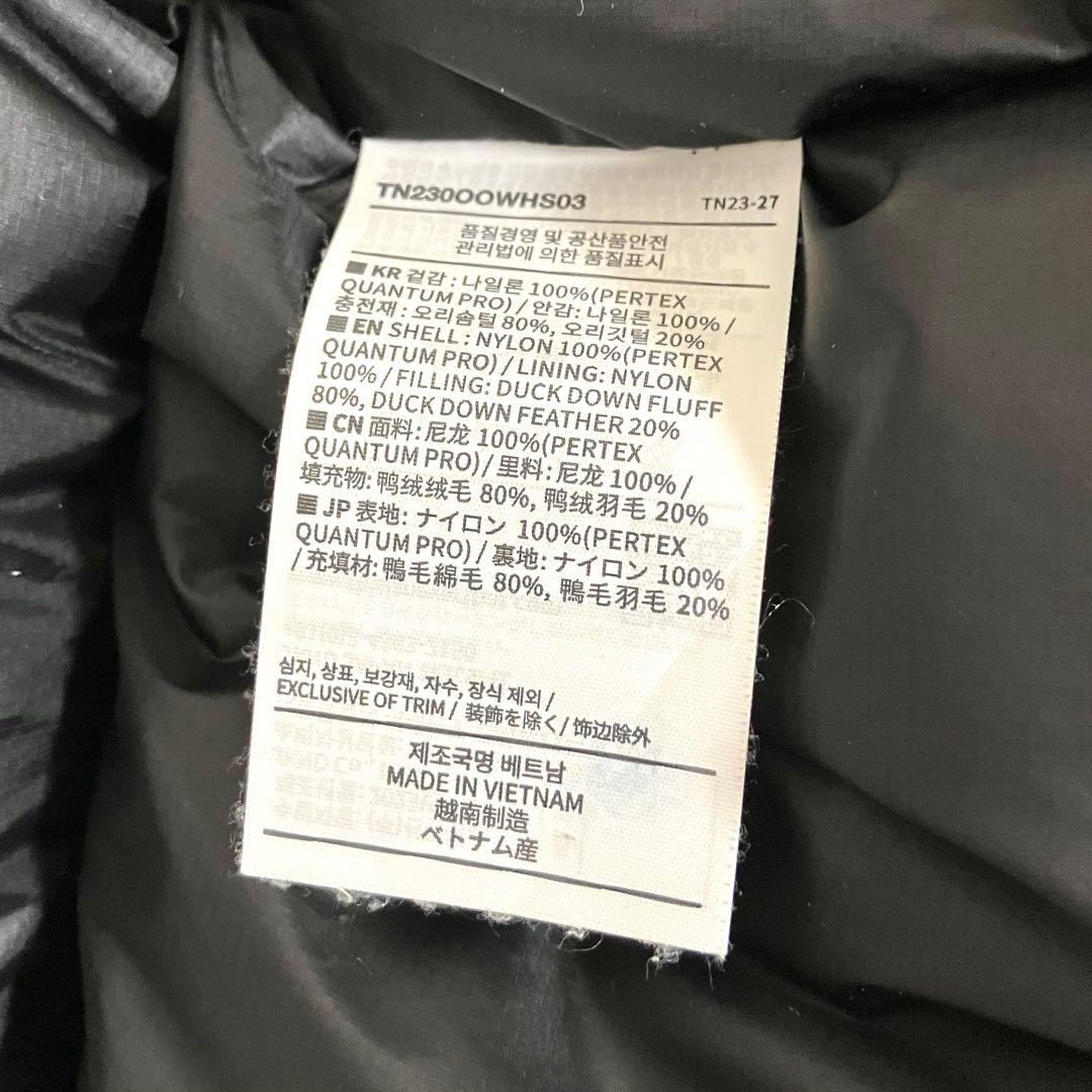 【美品】thisisneverthat ダウンベスト　ダウン　ネバザ　黒